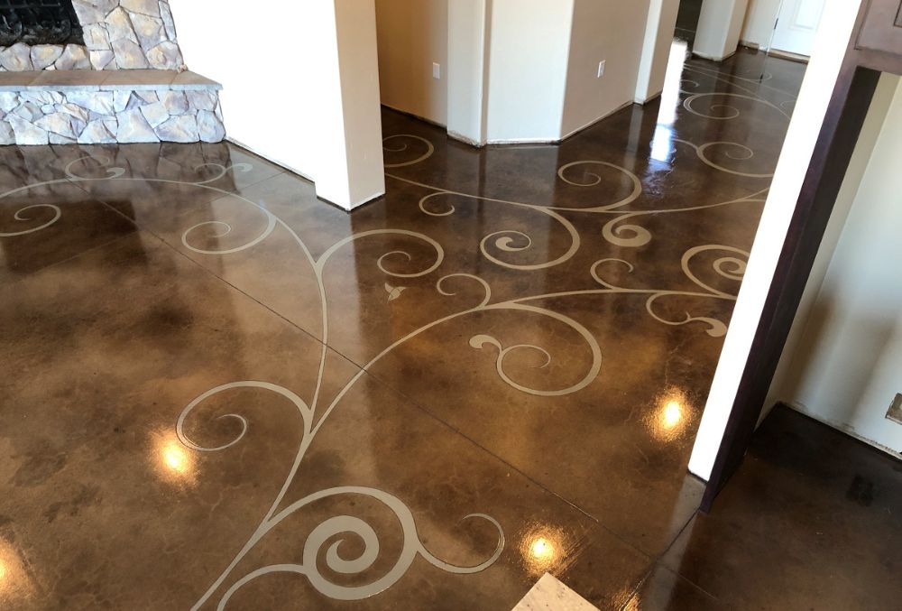 stone and concrete staining services houston